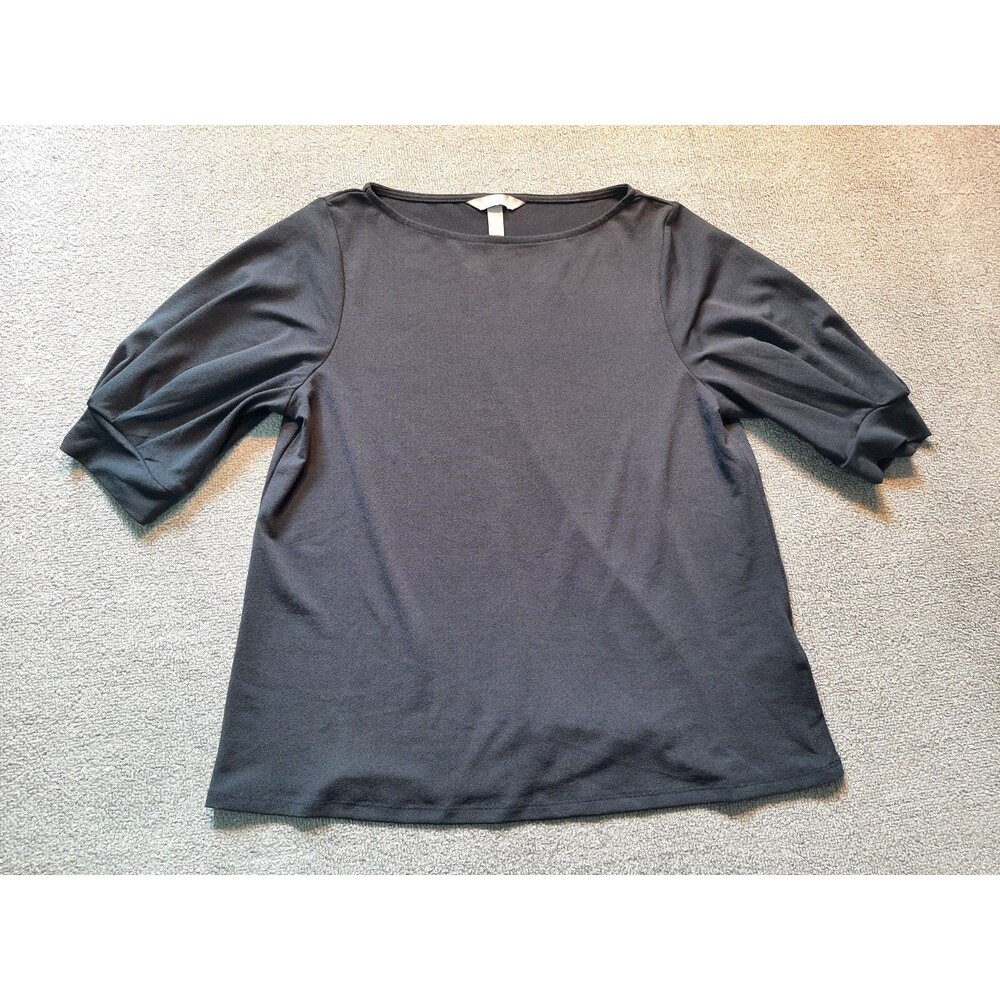 H&M Short Sleeve Top T-Shirt Womens Small S Gray